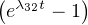 (       )
 eλ32t - 1