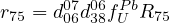r  = d07d06fPbR
 75   06 38 U  75
