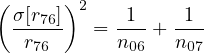 (     )
 σ[r76]  2  -1-   -1-
  r76    = n06 + n07
