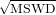 √ -------
  MSWD